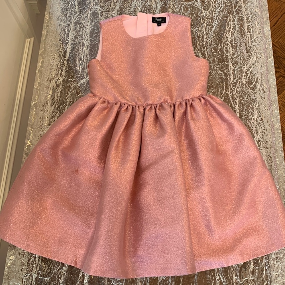 Bandit Junior Pink Silver Sparkly Dress
